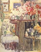 Childe Hassam Celis Thaxter's Sitting Room (nn02) oil painting on canvas